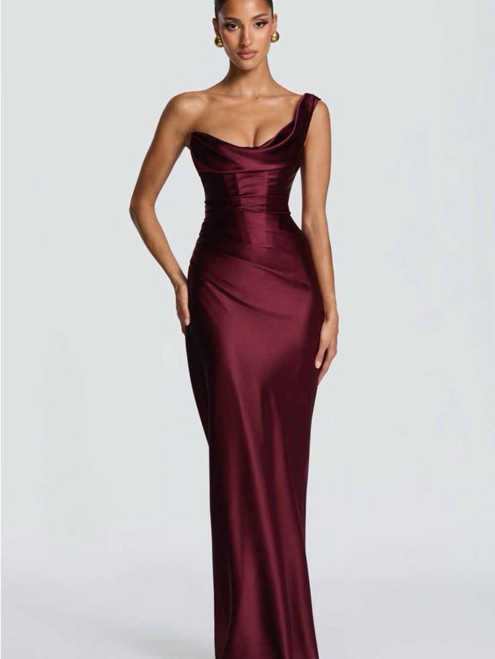 BABYBOO Thalassa Maxi Dress Medium - Cherry Lacquer